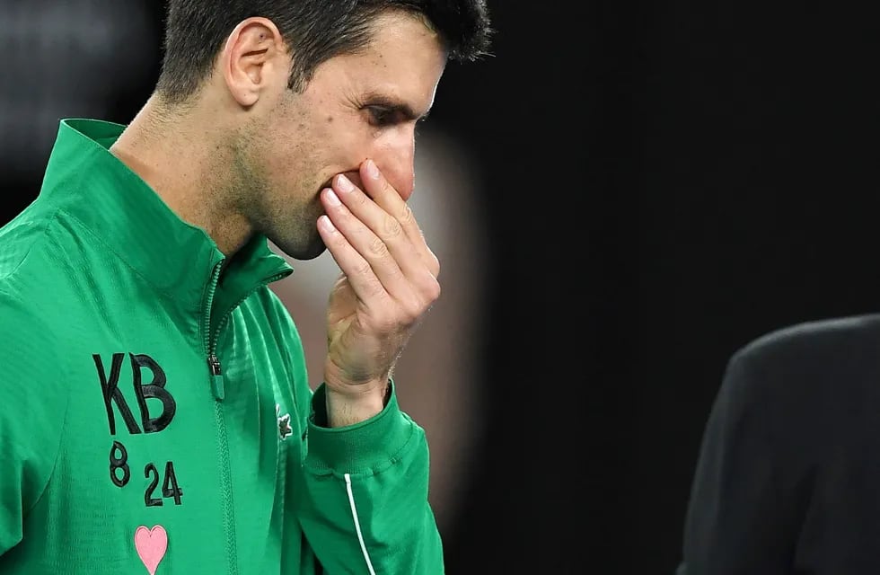 Abierto de Australia: Novak Djokovic se quebró anímicamente al recordar a Kobe Bryant