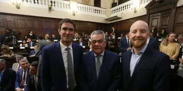 Emir Andraos, Edgardo González y Esteban Allasino