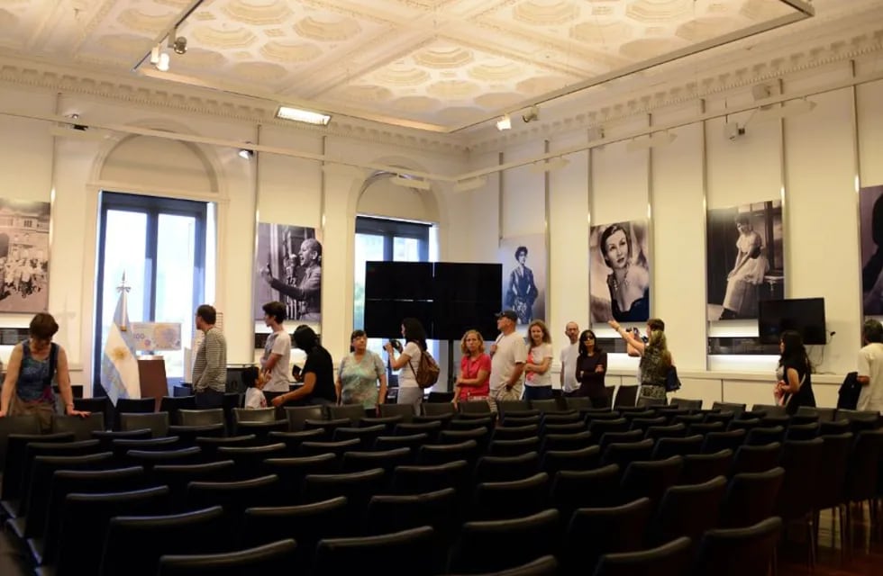 Los retratos colgados en el espacio ubicado en el primer piso de la Casa Rosada serán trasladados.
Foto: Gentileza.