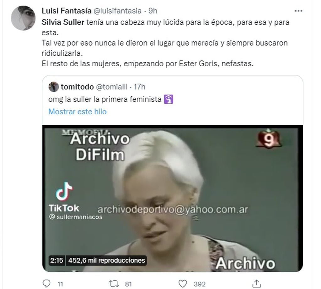 Trending topic: el video feminista de Silvia Süller en 1995 recibió elogios en Twitter