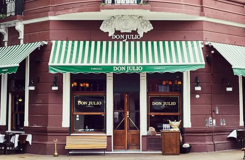 La parrilla Don Julio fue elegida dentro de los 15 mejores restaurantes del mundo en 2021.
