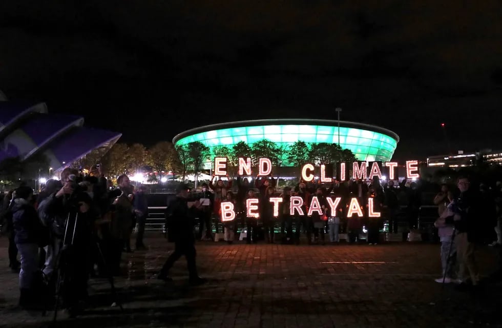 Cumbre de las Naciones Unidas contra el Cambio Climático en Glasgow, Escocia. (AP)