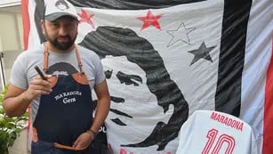 Luis Cornejo fanático Maradona