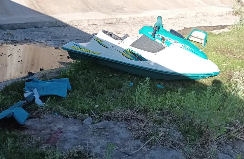 Un hombre falleció tras un accidente con una moto de agua en El Nihuil.