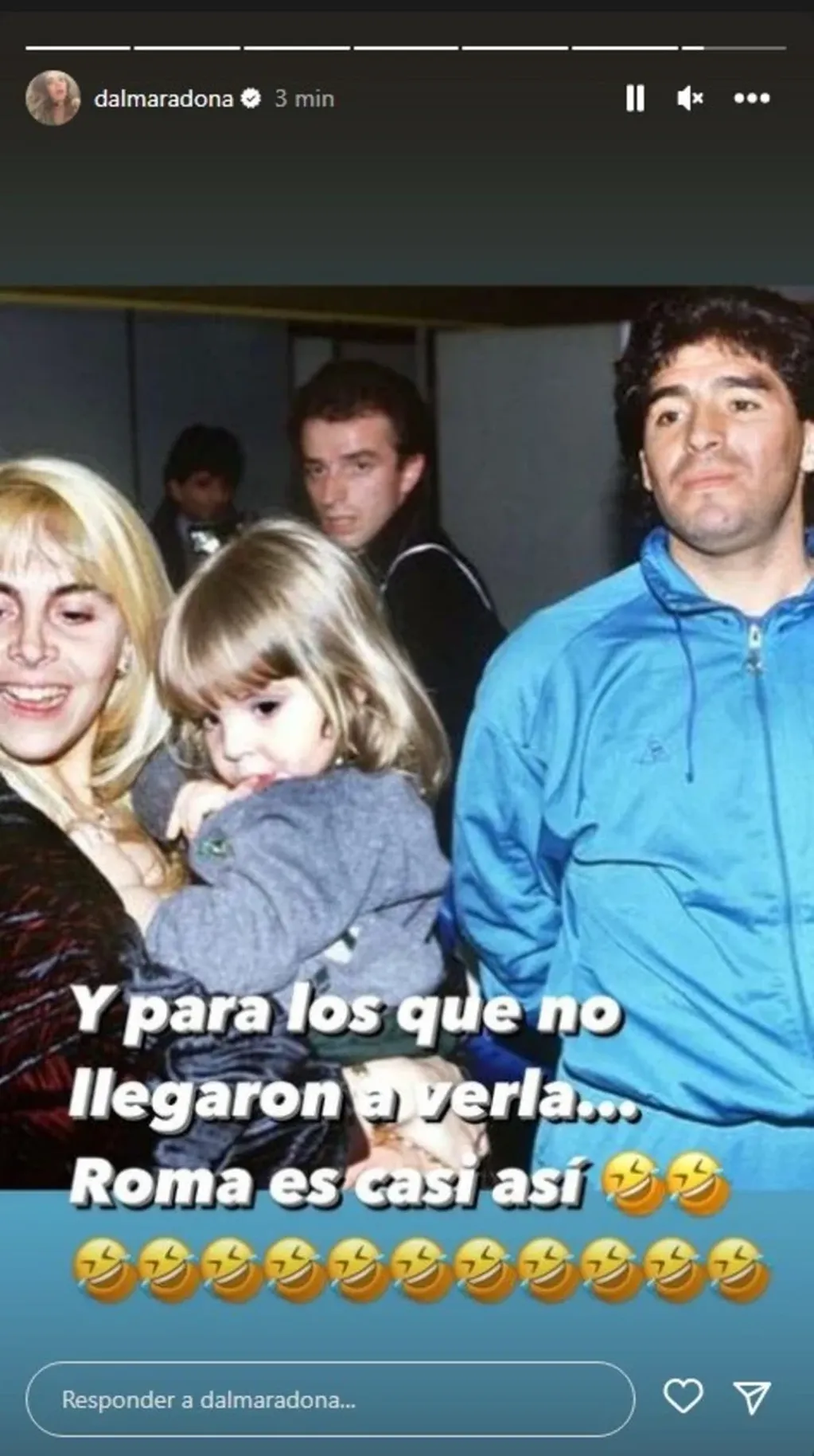 Posteo de Dalma Maradona.