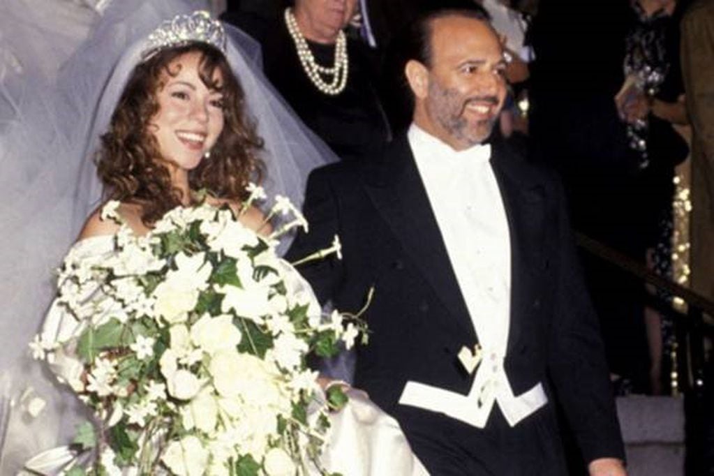 La boda de Mariah Carey y Tommy Mottola en 1993