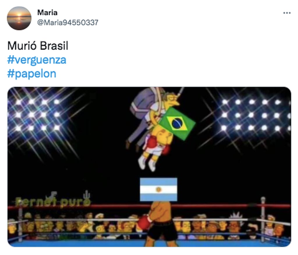 Los mejores memes del escándalo en el duelo entre Argentina y Brasil.
