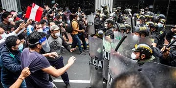 Protesta en perú