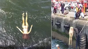 Creían que rescataban a una “mujer ahogada”, pero era una muñeca inflable y las fotos se viralizaron