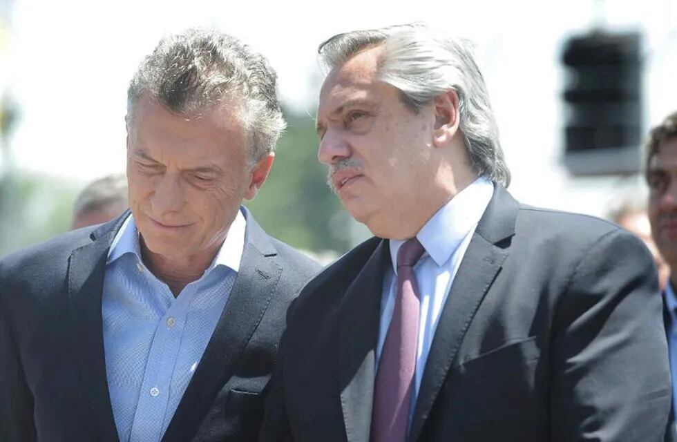 Mauricio Macri, uno de los referentes de la oposición y Alberto Fernández, presidente de la Nación. / Archivo - Clarín