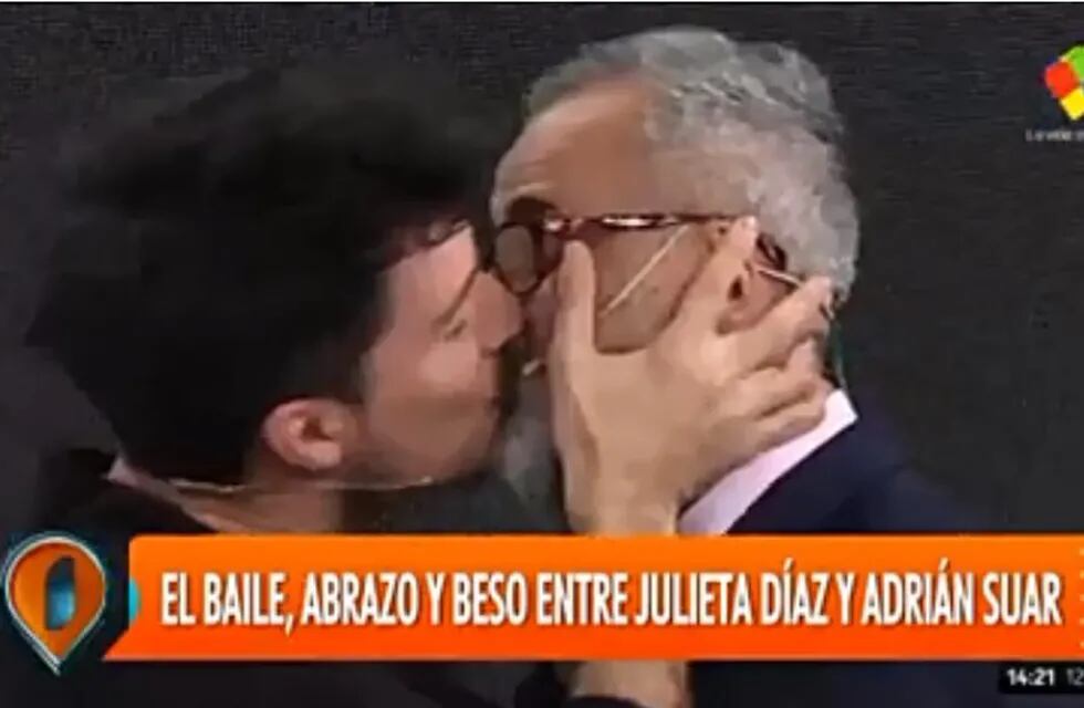 No le gustó: Romina Pereiro enojada por el beso entre Jorge Rial y Guido Záffora