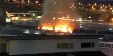 Incendio en el hospital de Ushuaia