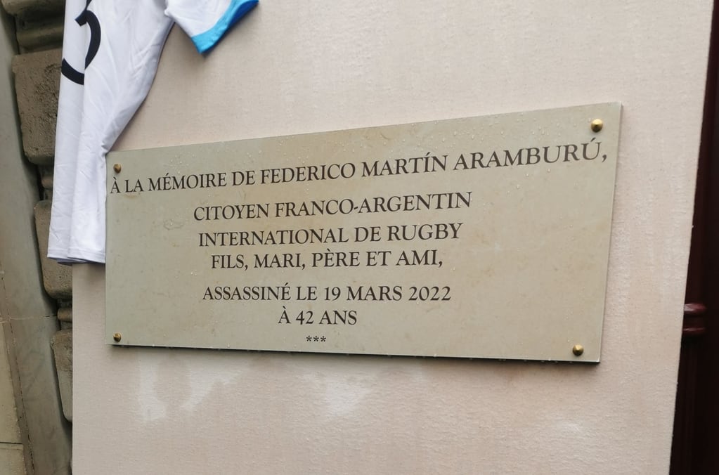 Emotivo homenaje a Martín Aramburu - Foto gentileza @Miquel_R