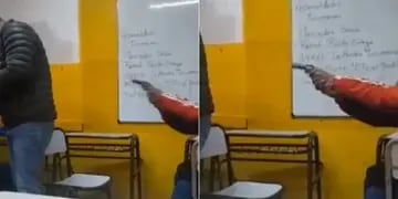 Quilmes: un estudiante le gatilló con un arma a su profesor mientras un compañero lo grababa