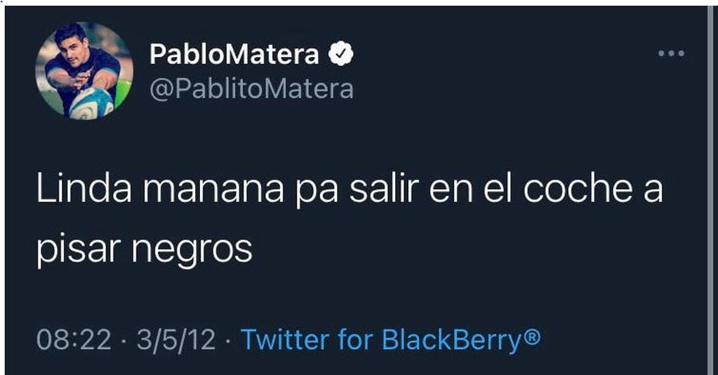 tuits xenófobos del capitán Pablo Matera y varios jugadores del plantel.