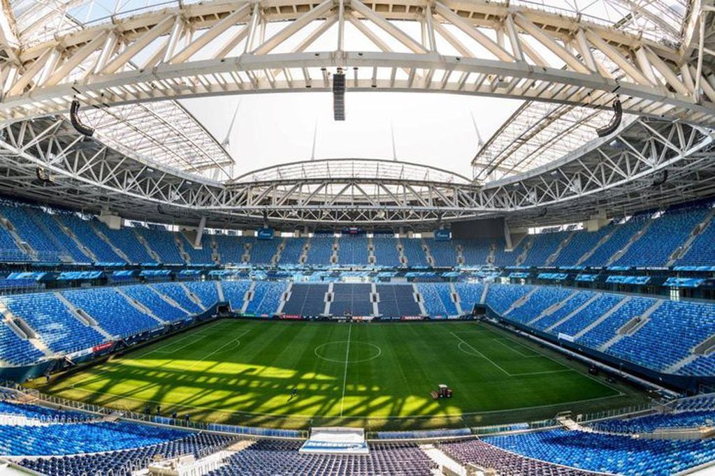 El estadio Gazprom Arena de San Petersburgo ya no será sede de la final de la Champions (Gentileza)