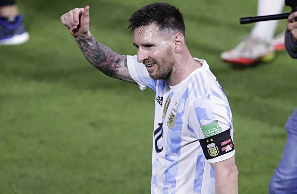 Messi y la selección argentina, en otra noche feliz. (Fotobaires).