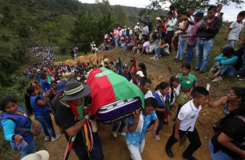 Ola de asesinatos contra los indígenas en Colombia. Gentileza / El Tiempo