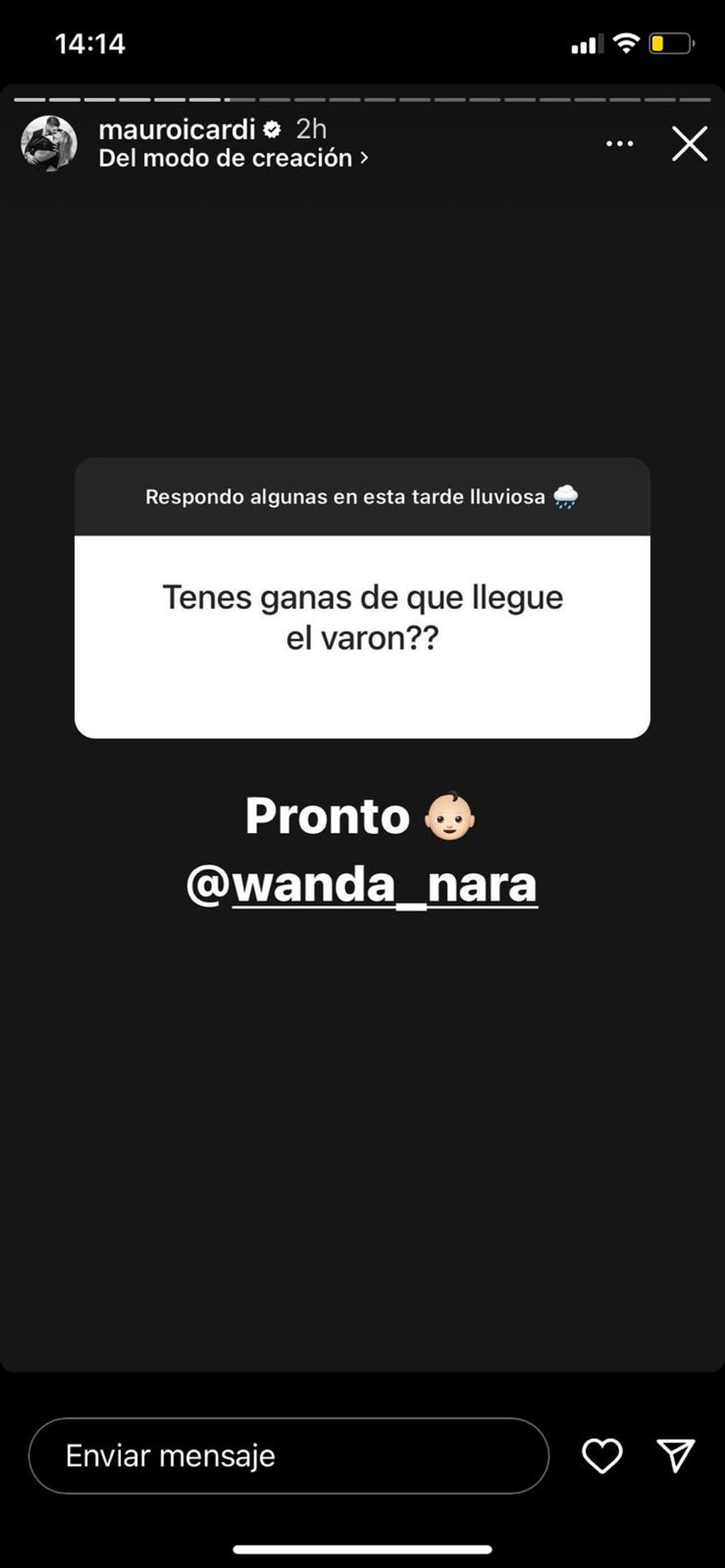 Mauro Icardi desmiente la separación de Wanda Nara.