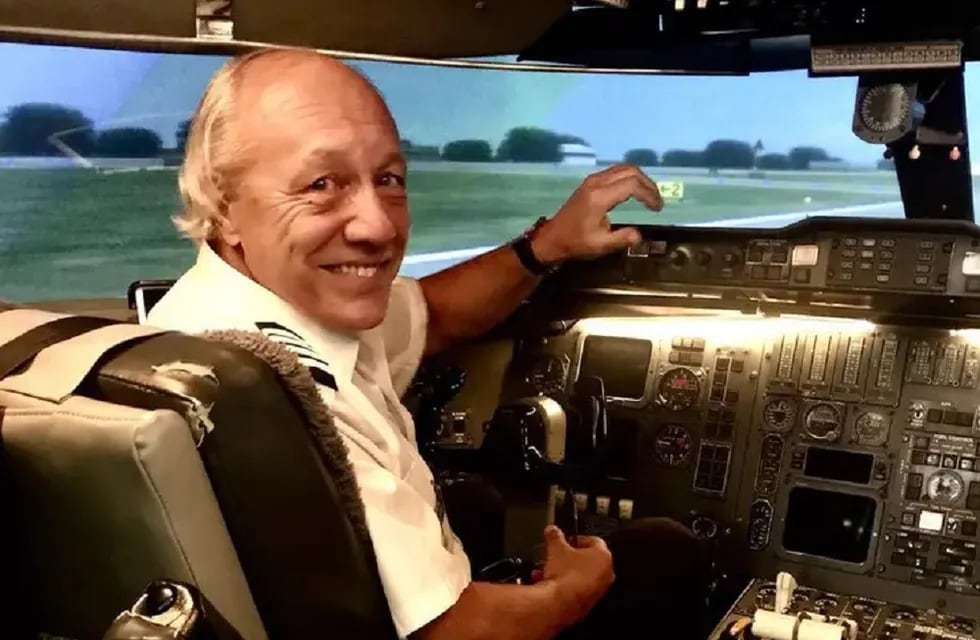Jorge Polanco, ex piloto de Aerolíneas Argentinas que fue testigo de un OVNI en 1995 - Gentileza