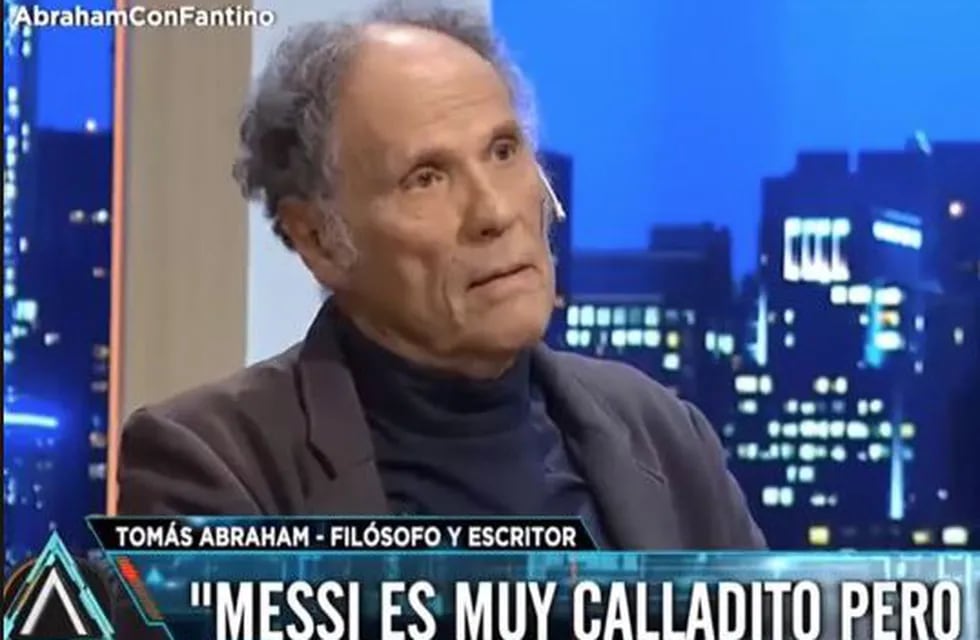 El filósofo Tomás Abraham, durísimo contra Messi: "Estoy enojado con él"