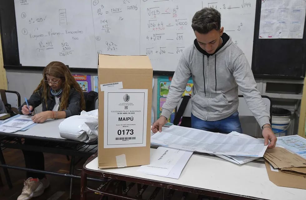 Elecciones PASO en 7 departamentos de la provincia de Mendoza.
