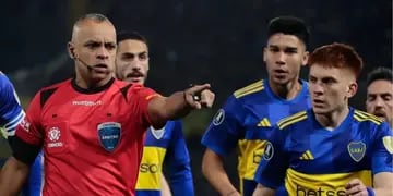 El VAR apoyó la decisión del arbitro de anular el gol tempranero de Boca
