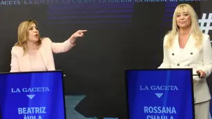 Beatriz Ávila (Juntos por el Cambio) o Rossana Chahla (Frente de Todos) en el debate. (La Gaceta)