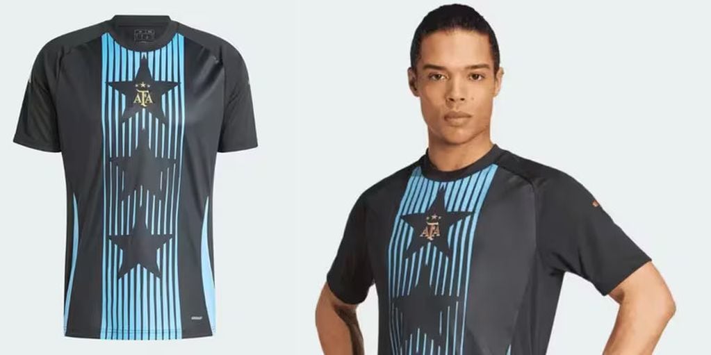 Se filtró la camiseta que Argentina usará en la Copa América 2024.