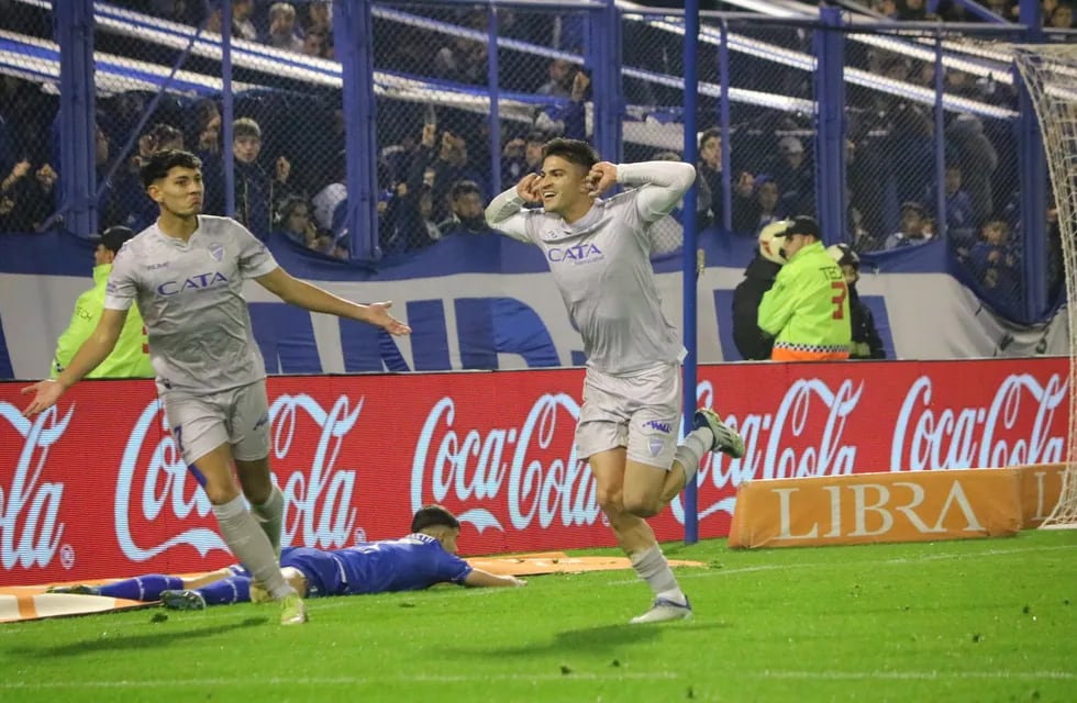 Godoy Cruz festeja el gol del empate de Thomas Gandames / Prensa Club Godoy Cruz.