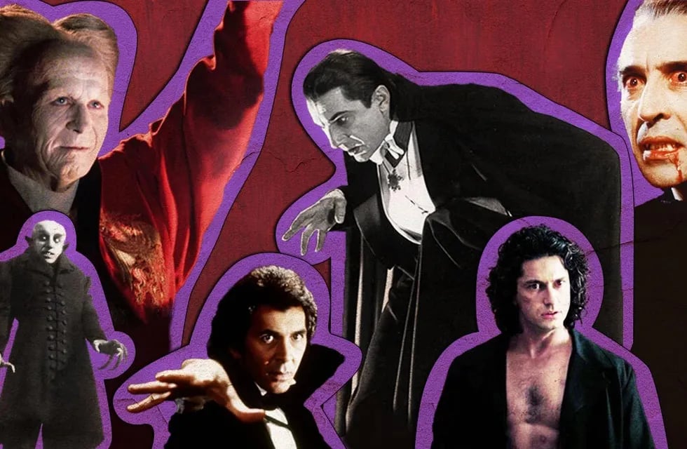 Algunas de las versiones de Drácula llevadas al cine y a la TV.