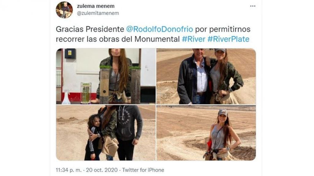 En LAM confirmaron la relación entre Zulemita Menem y Rodolfo D'Onofrio.
