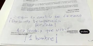 "Acá tendría que vivir un hombre": el fuerte mensaje del hijo de Jorge Julio López en la puerta de su casa por el censo