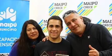 Maipú reconoció a Matías Riveros, un laureado deportista