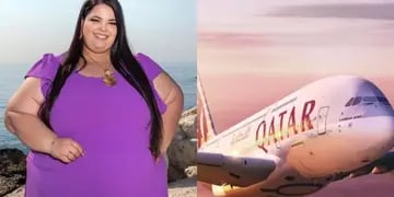 Una modelo de talla grande contó que una aerolínea le negó un viaje por ser ‘’demasiado gorda’'