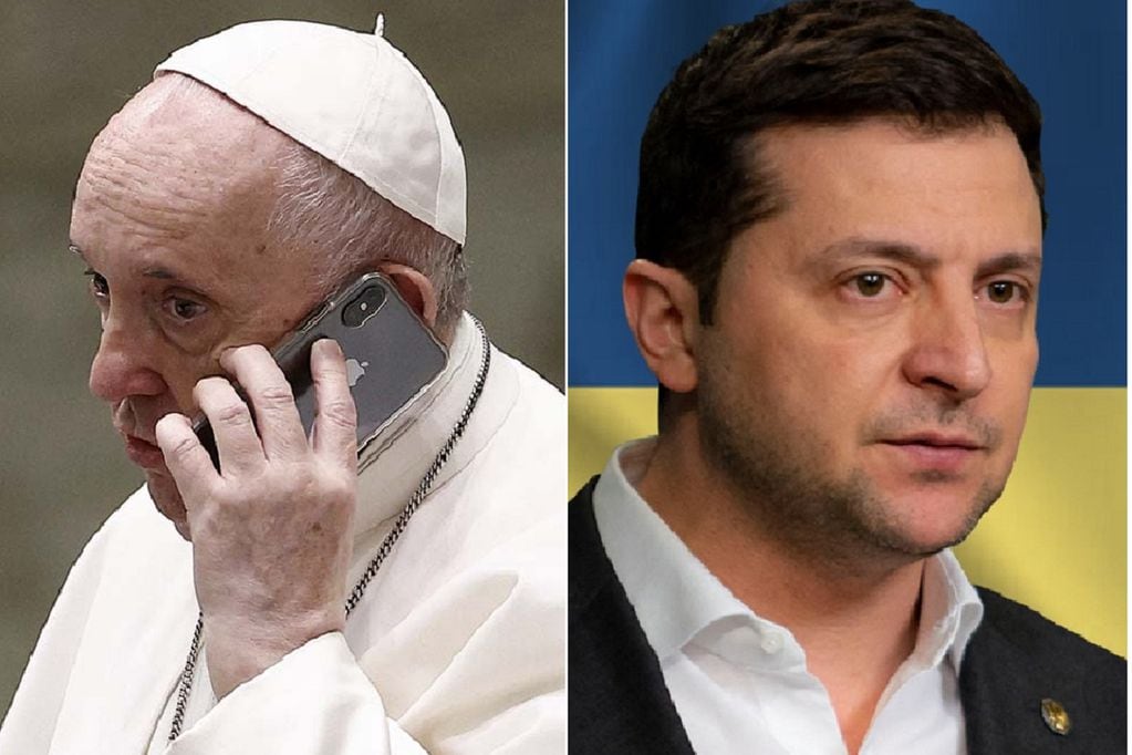 El papa Francisco llama por teléfono a Zelenski: "Estoy haciendo todo lo posible para detener la guerra" (Web)