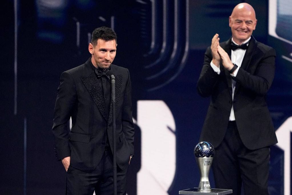 Lionel Messi se quedó con el premio The Best como el Mejor Jugador del mundo. (AP)