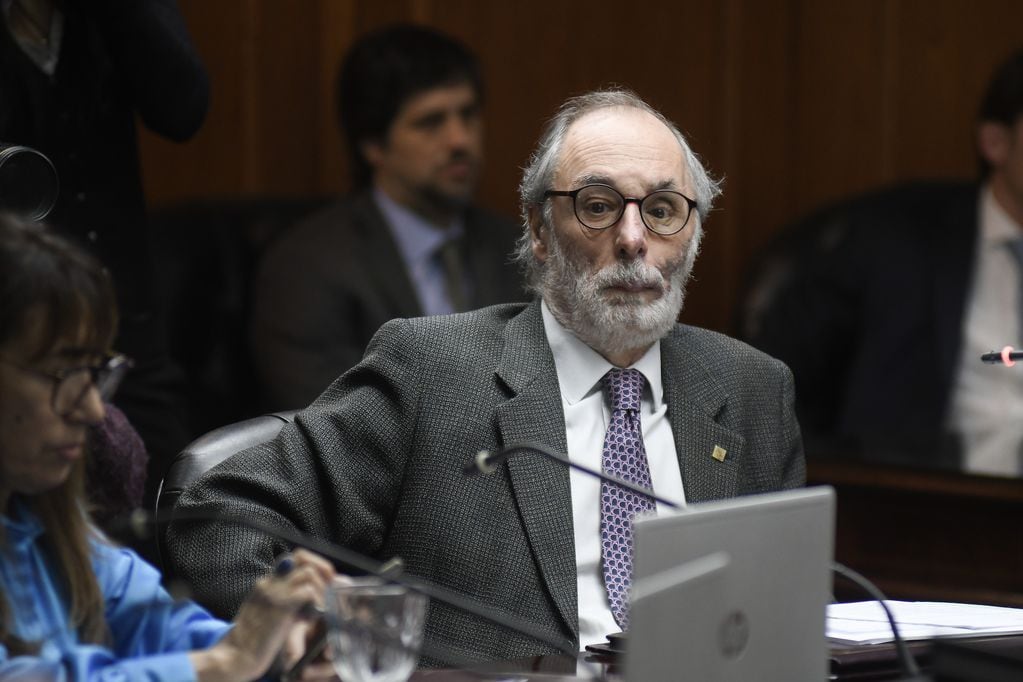 Pablo Tonelli en el Consejo de la Magistratura. Es el autor del dictamen que se votó ayer.

Foto Federico Lopez Claro