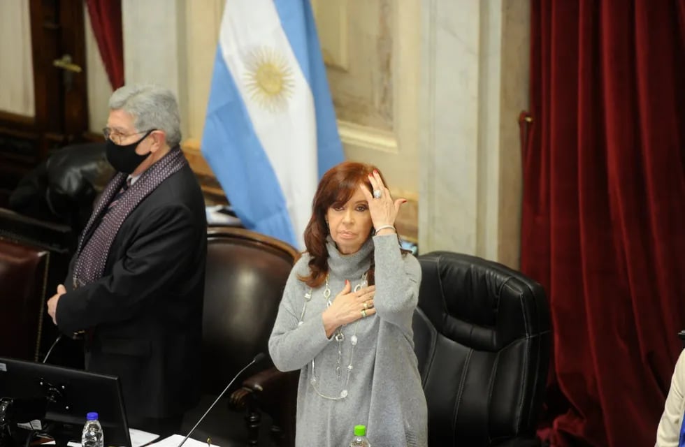 Cristina Fernández de Kirchner en el Senado -