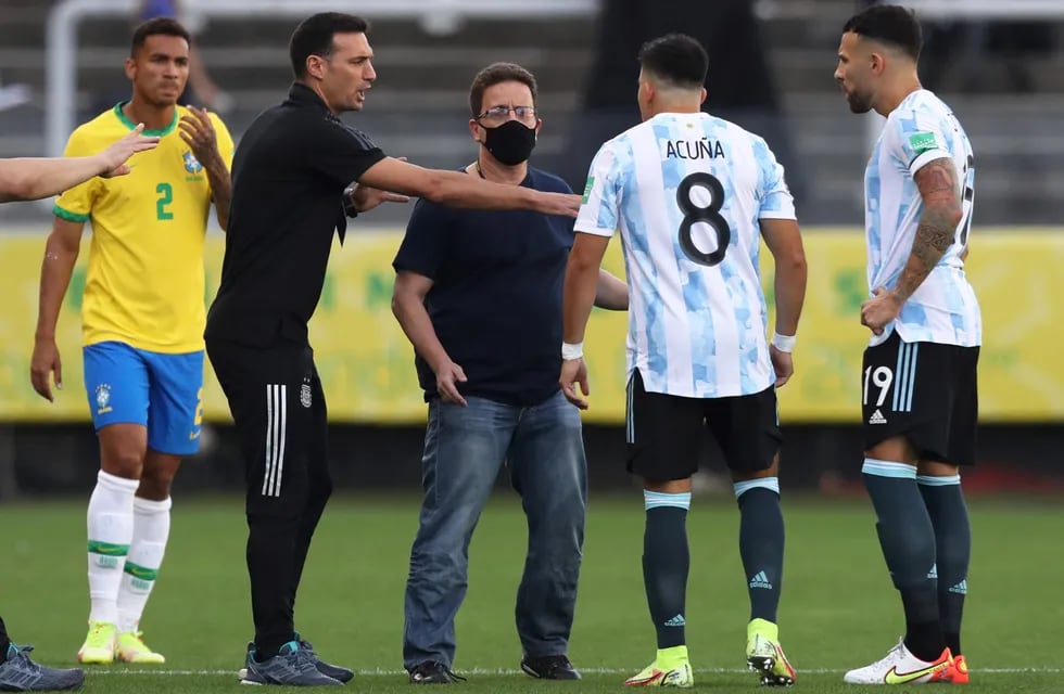 Suspendieron el partido entre Brasil y Argentina.