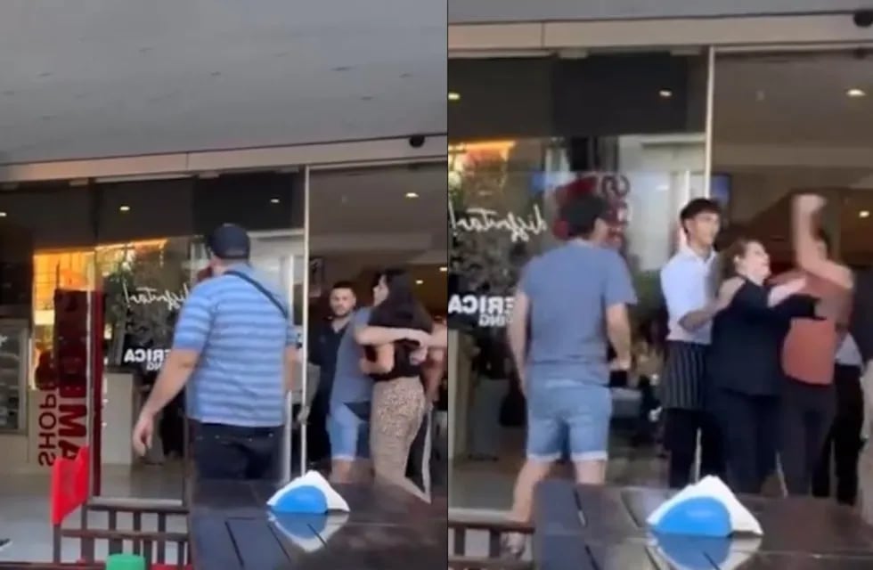 La turista uruguaya agredió a empleadas del local por no tener el plato que quería. Foto: Captura de pantalla