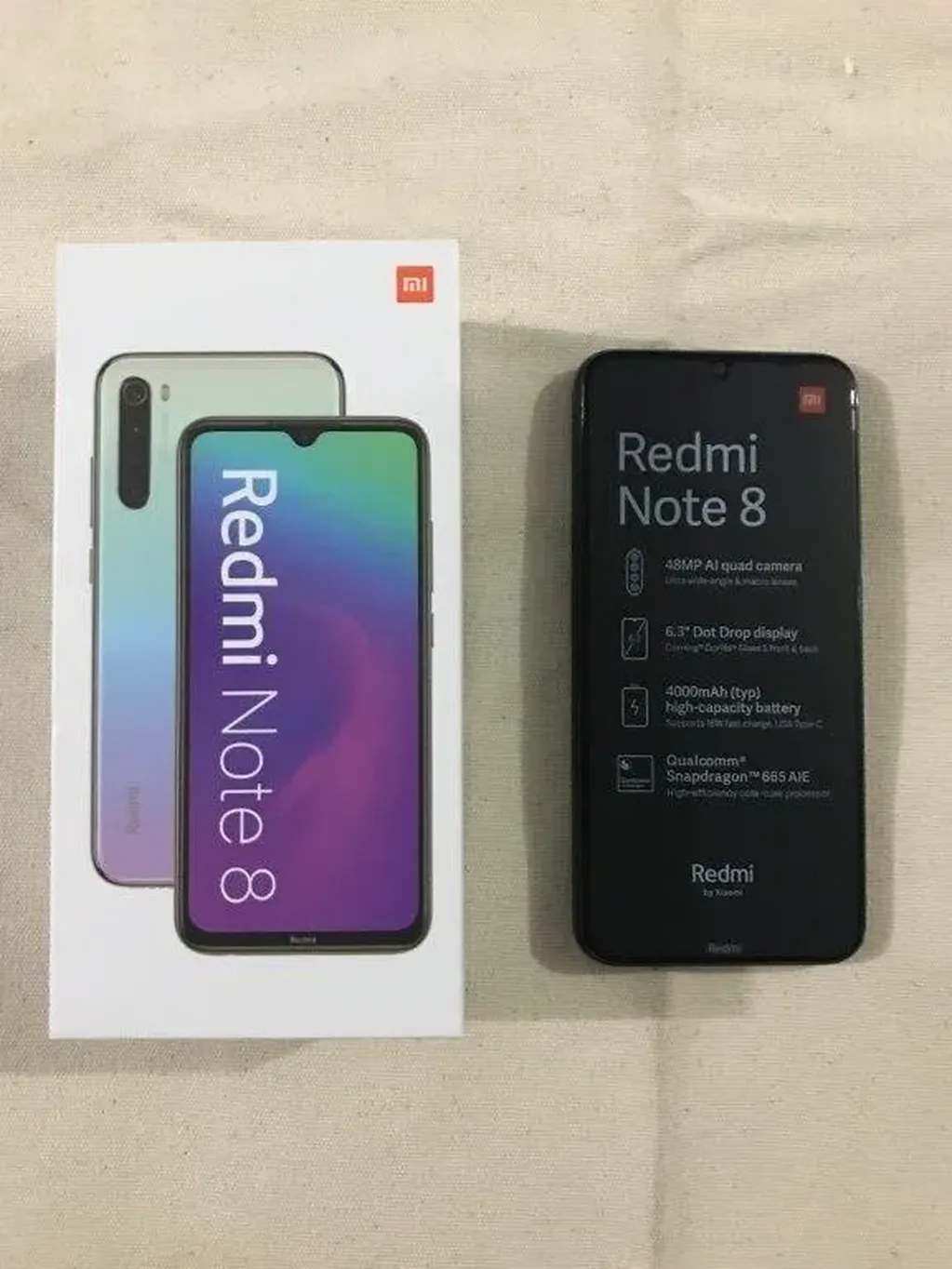 Celular Redmi Note 8. / Foto: Gentileza