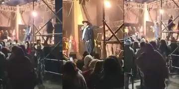 Insólito: la policía salteña obligó al Chaqueño Palavecino a bajar del escenario en pleno recital