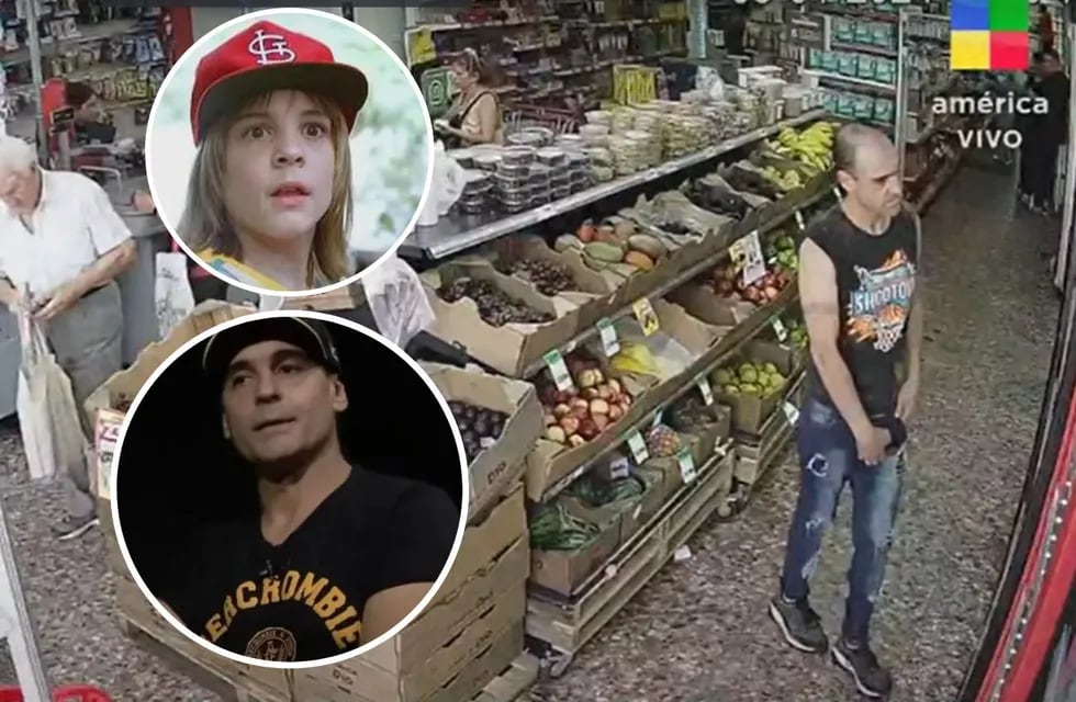 Javier Belgeri, el famoso Nico de Brigada Cola, fue filmado robando en un supermercado.