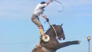 "No siento los pies": un jinete de 21 años fue aplastado por un caballo en un festival de doma