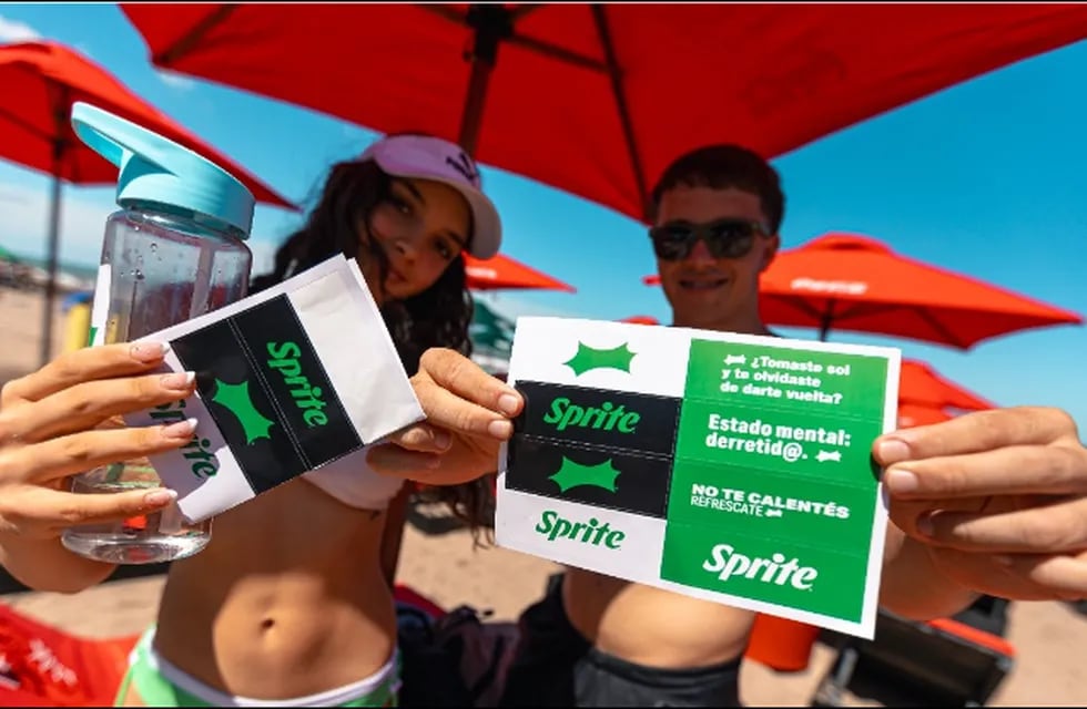"No te calientes, refrescate": Sprite invitó a la juventud al verano más verde de todos. Foto: Coca-Cola Company