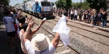 Tren de pasajeron llegó a Mendoza