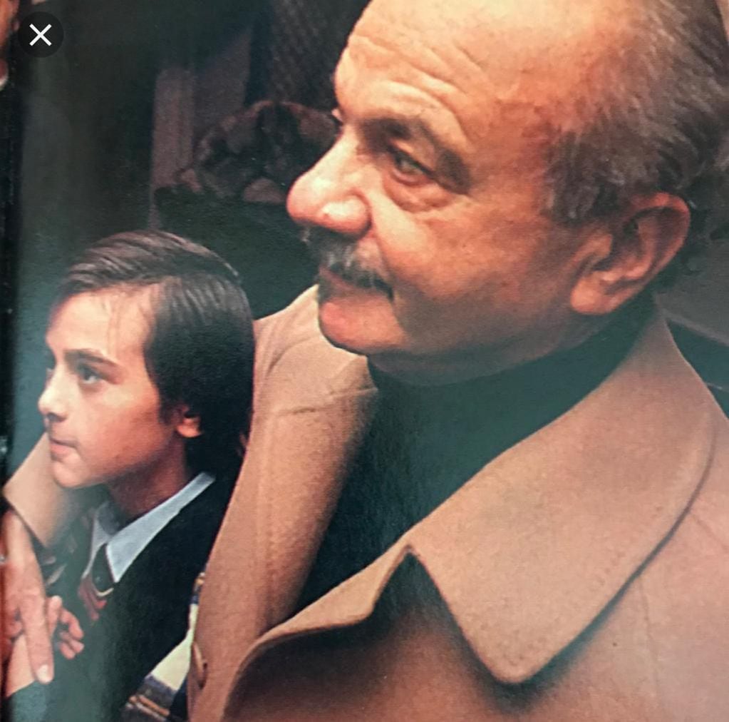 Daniel Pipi Piazzolla y su abuelo Astor.
