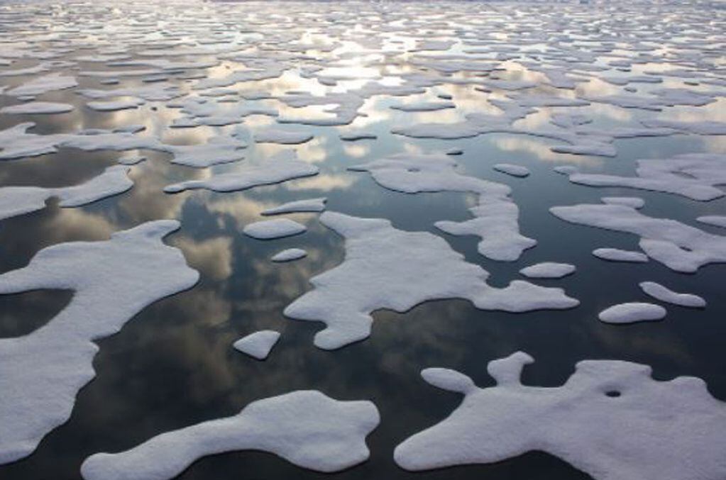 Derretimiento del hielo marino en el Océano Ártico. (Nasa/Kathryn Hansen/Europa Press/DPA)