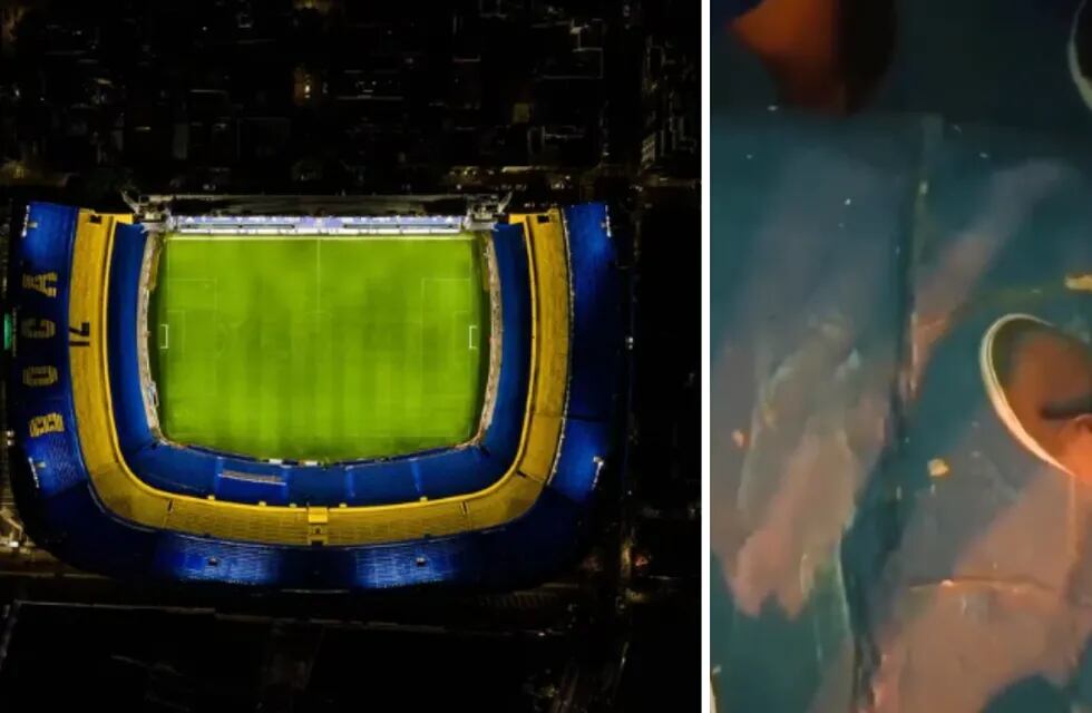 Se viralizó un video que demuestras las grietas en una de las tribunas de La Bombonera.